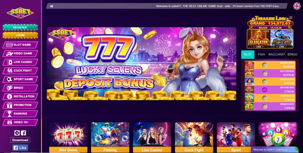 SSBET77 CASINO website