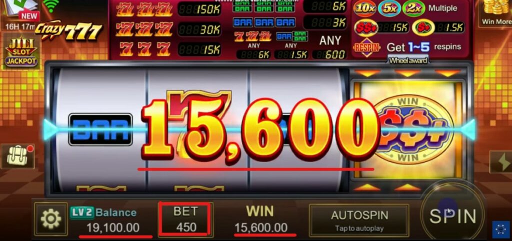 crazy777 slot big prize