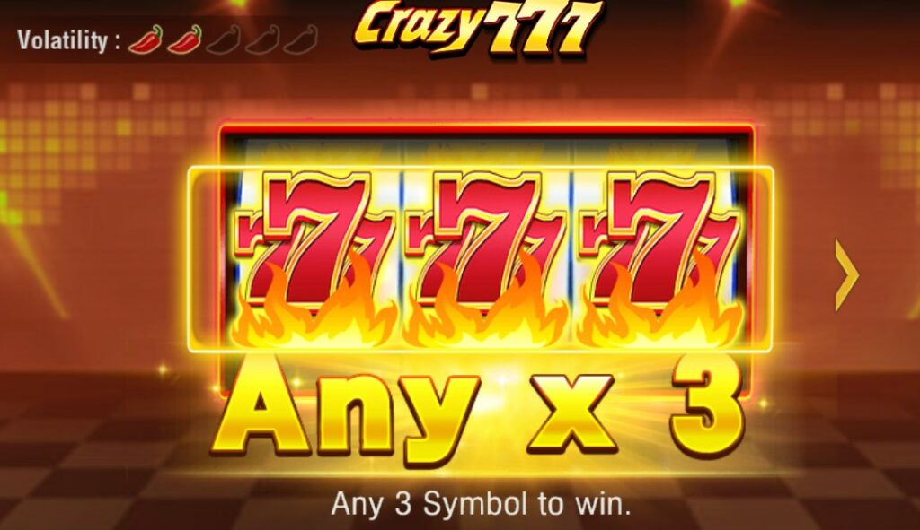 crazy777 slot game
