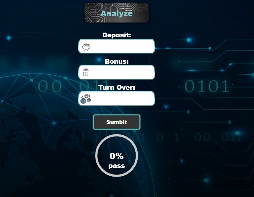 Bonus Buster calculator for bonus turnover.