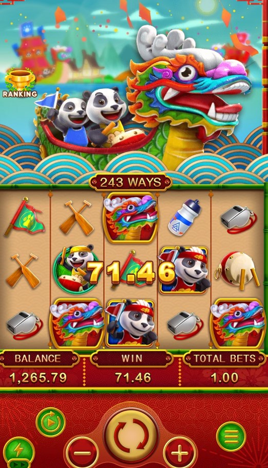 panda dragon boat slots
