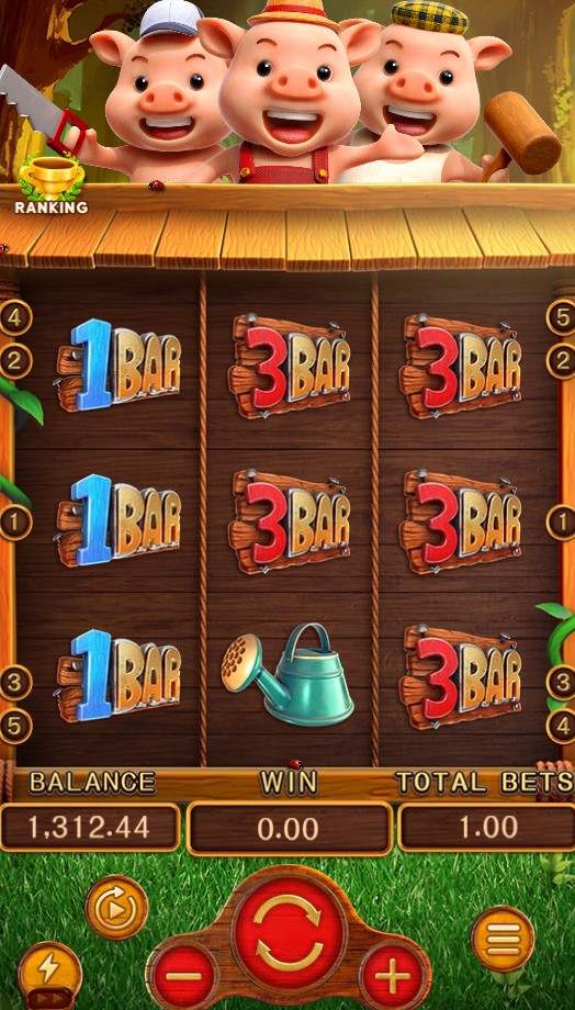 three little pigs slot interface