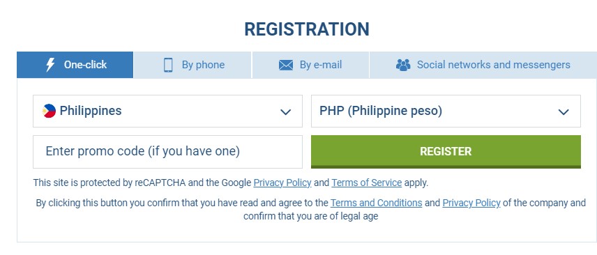 Create an account with 1XBet and receive a 100% bonus, with a maximum of 6,000 PHP (or its equivalent in another currency) on your first deposit!