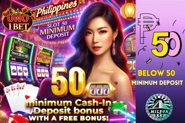 Increase your minimum cash deposit of 50 Pesos with a complimentary Casino Bonus in the Philippines