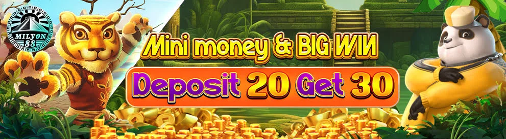 Deposit 30 get 20 bonus
